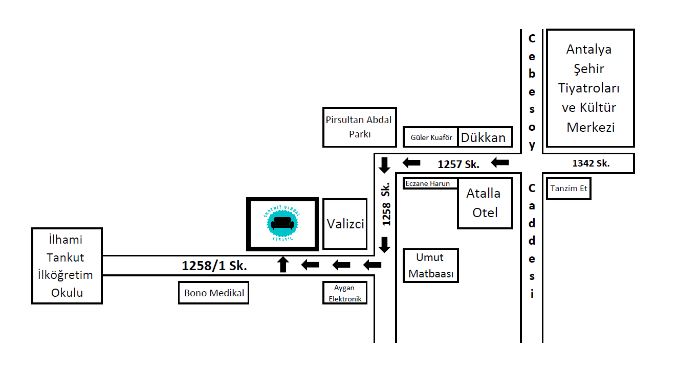 Akdeniz Global Tekstil Kroki